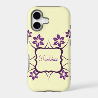Goddess Floral CM iPhone 5 BT ID Case, Purple