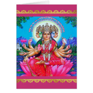 Goddess Gayatri Devi Veda Mata Deity