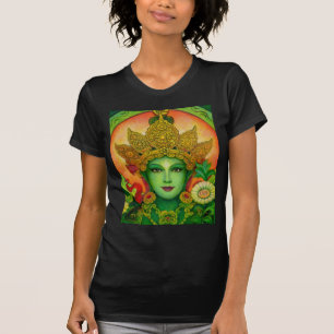 Goddess Green Tara's Face T-Shirt