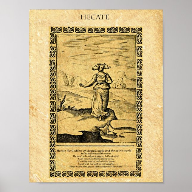GODDESS HECATE POSTER (Front)