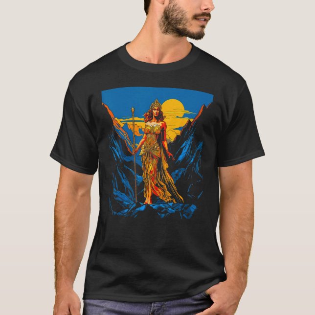 Goddess Hera Greek Mythology T-Shirt (Front)