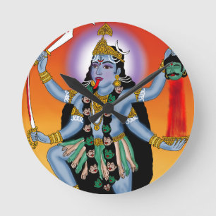 Goddess Kali Clock