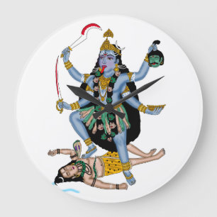 Goddess Kali Clock