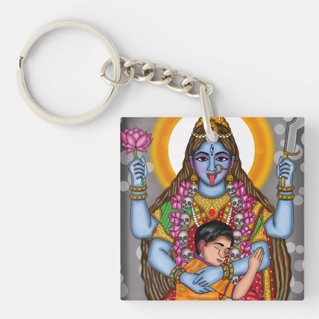 Goddess Kali Keychain (Front)