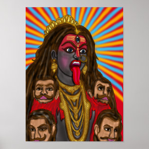 Goddess Kali Poster