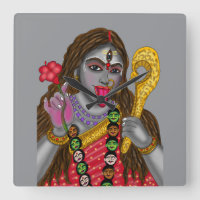 Goddess Kali Wall Clock