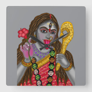 Goddess Kali Wall Clock