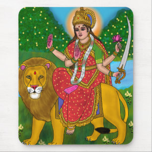 Goddess Katyayani Mouse Pad