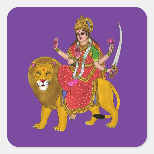 Goddess Katyayani Stickers (Front)