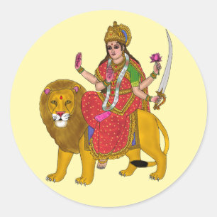Goddess Katyayani Stickers
