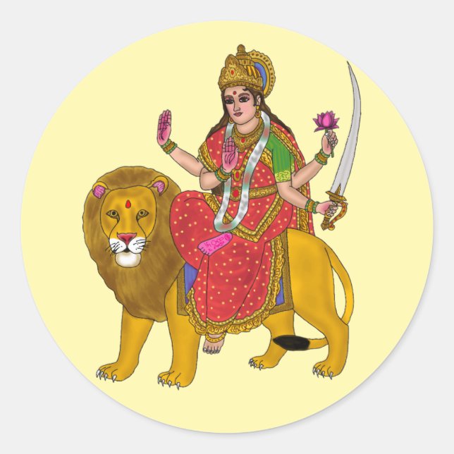 Goddess Katyayani Stickers (Front)