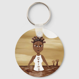 Goddess Key Ring