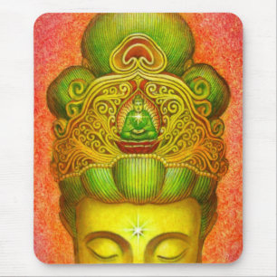 Goddess Kuan Yin's Crown Mouse Pad