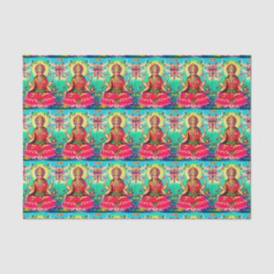 Goddess Lakshmi bright tissue paper