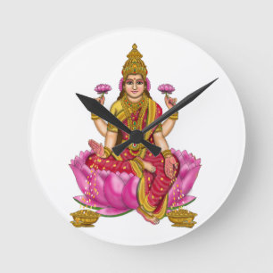 Goddess Lakshmi Clock