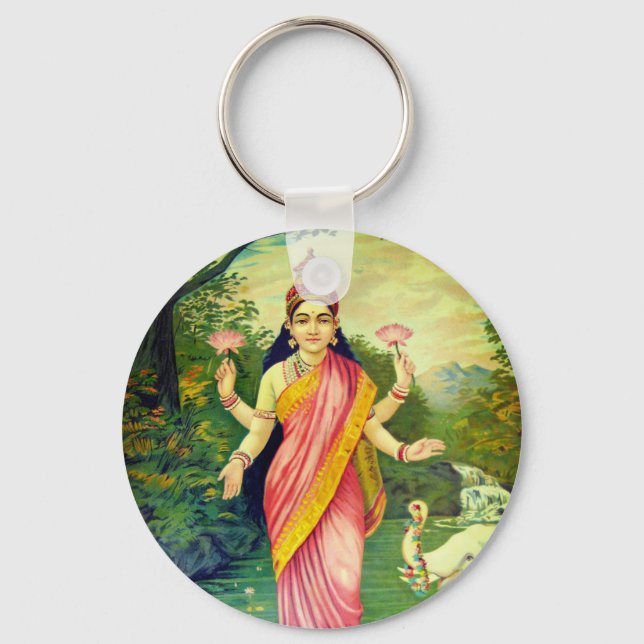 Goddess Lakshmi Key Ring (Front)