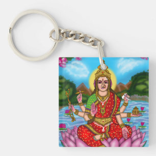 Goddess Lakshmi Keychain