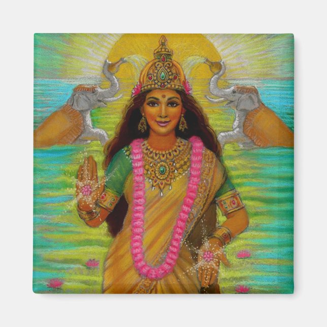 Goddess Lakshmi Magnet (Front)
