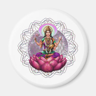 Goddess Lakshmi mandala Magnet