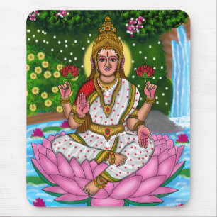 Goddess Lakshmi Mouse Pad