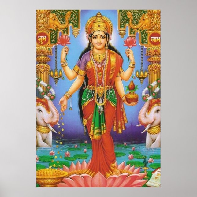 goddess-Lakshmi Poster (Front)