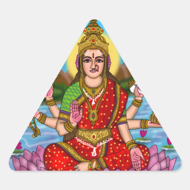 Goddess Lakshmi Sticker (Front)