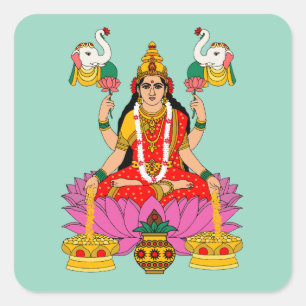 Goddess Lakshmi Sticker