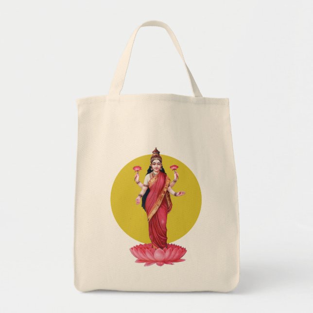 Goddess Lakshmi Tote Bag (Front)