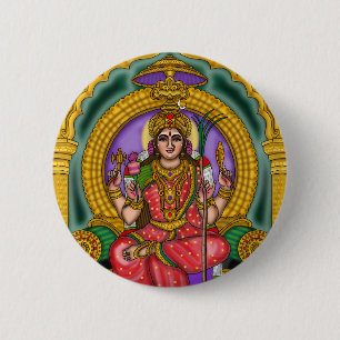 Goddess Lalita Tripurasundari Button