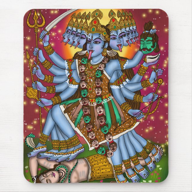 goddess Mahakali Mouse Pad (Front)
