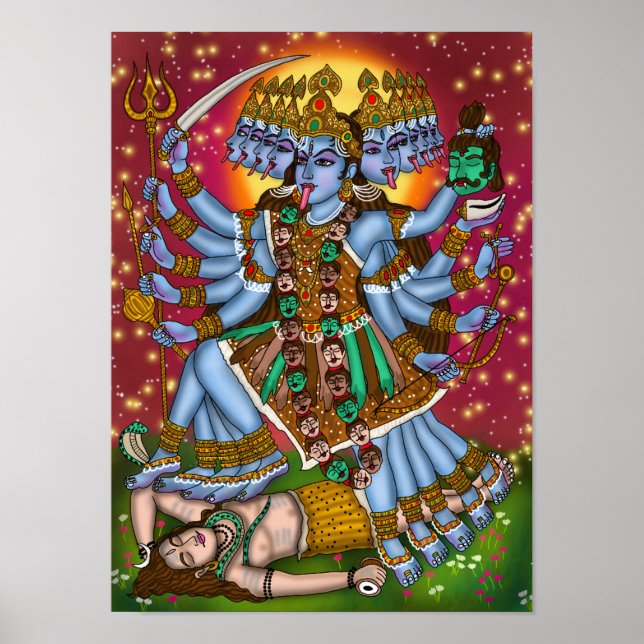 Goddess Mahakali Poster (Front)