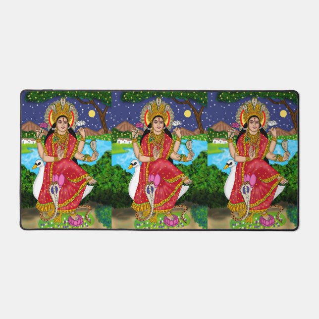 Goddess Mansa  Desk Mat (Front)