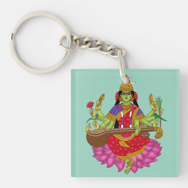 Goddess Matangi Keychain (Front)
