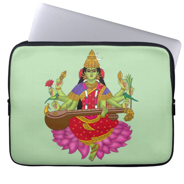 Goddess Matangi Laptop Cover (Front)