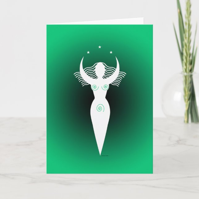"Goddess of Abundance" Greeting Card (Front)