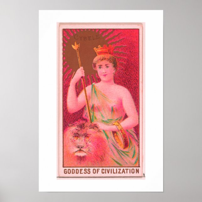 Goddess of Civilisation, Cybele, Poster Print (Front)