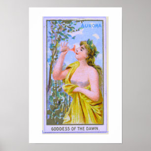 Goddess of Dawn, Aurora, Poster Print