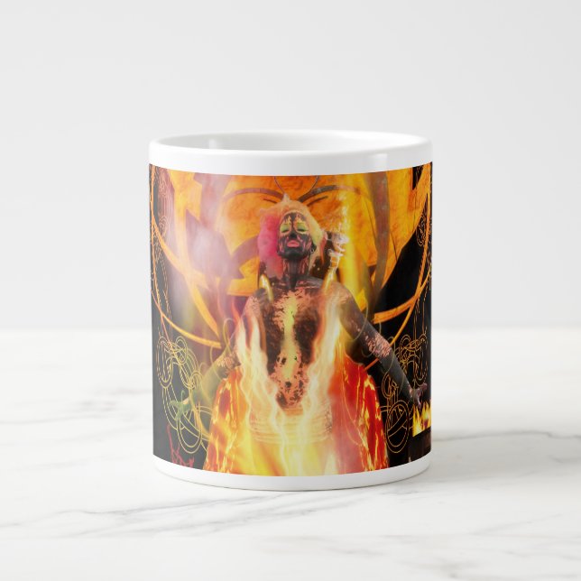 Goddess of Fire PELE Large Coffee Mug (Front)