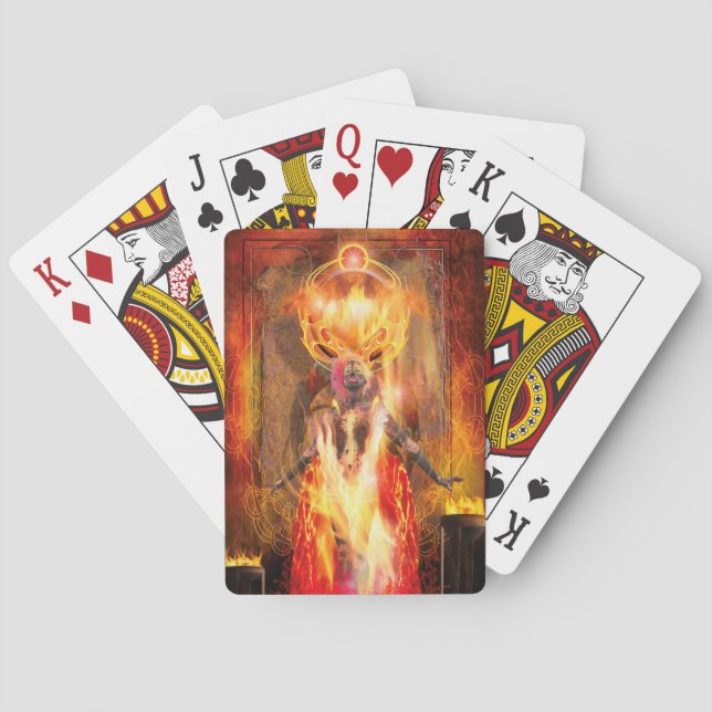 Goddess of Fire PELE Playing Cards (Back)