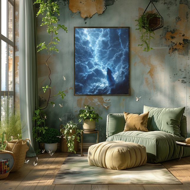 Goddess of Lightning: The Mystical Embrace of the  Poster (Creator Uploaded)