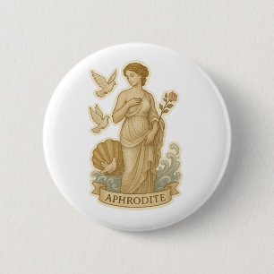 Goddess of Love 6 Cm Round Badge