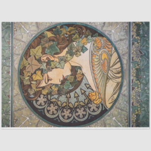 Goddess of Nature by Mucha Tissue Paper