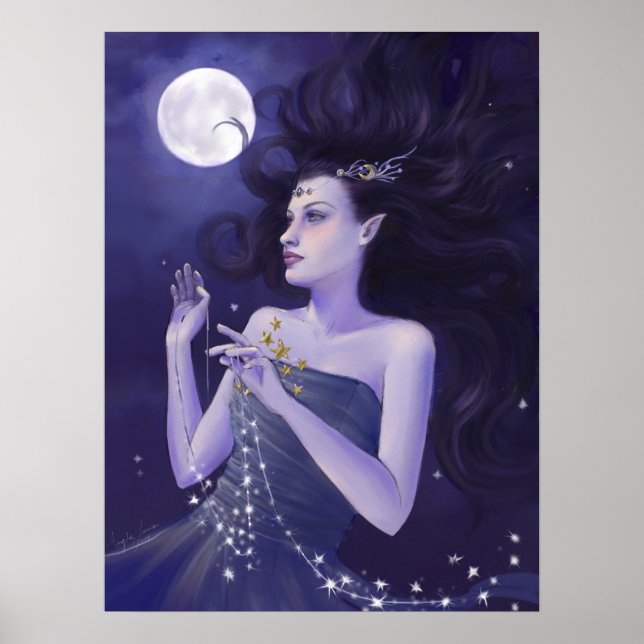 Goddess of Night Art Print (Front)