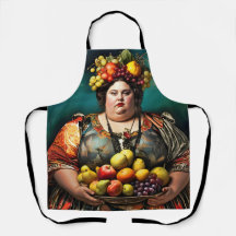 "Goddess of Overindulgence" Colourful Portrait    