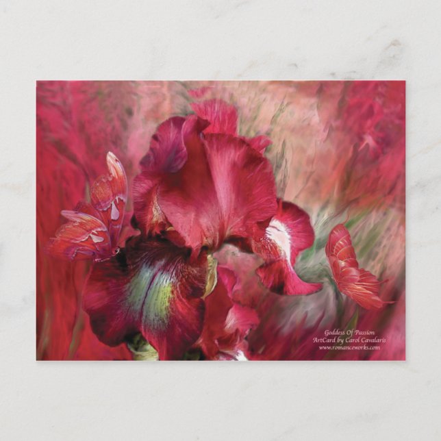 Goddess Of Passion Art Postcard (Front)