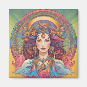 Goddess Of Rainbows  Magnet