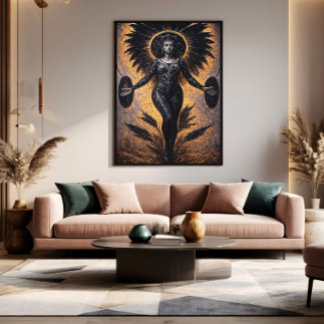 Goddess of Shadows Canvas Print