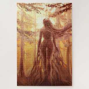 goddess of the forest jigsaw puzzle