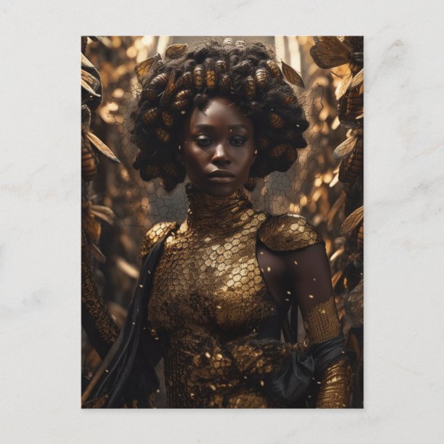 Goddess of the Honey Bees Postcard (Front)