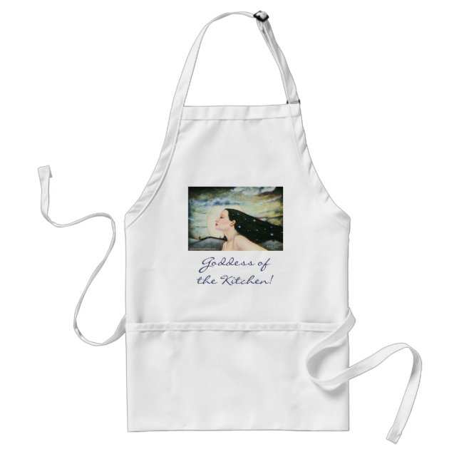 Goddess of the Kitchen! Standard Apron (Front)